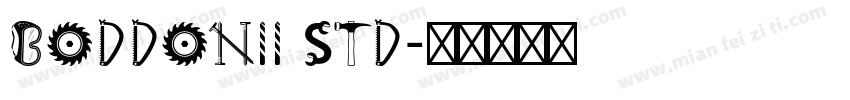 BODDONII STD字体转换